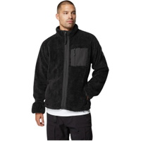 Mens Dark Tech Series Teddy Zip Thru Fleece